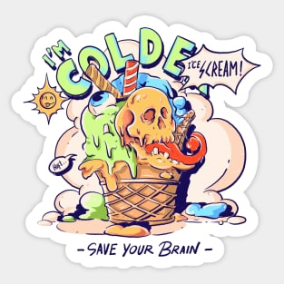 I’ce Scream Sticker